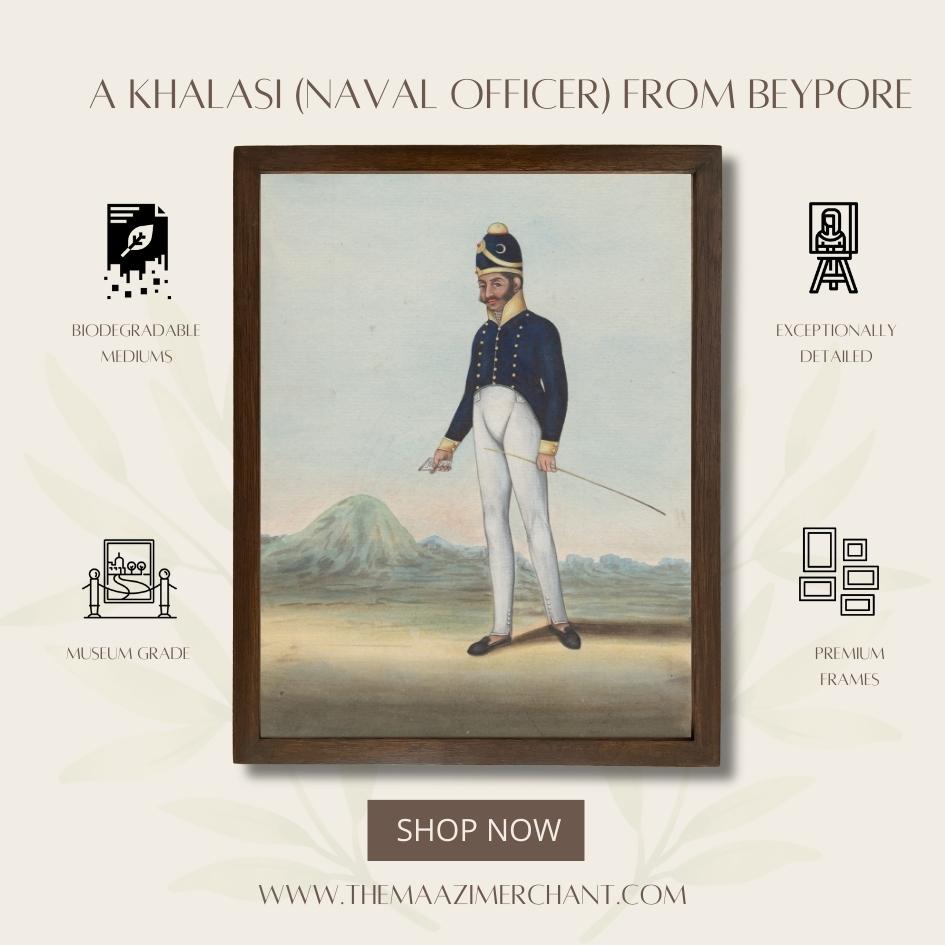 A Khalasi (Naval officer) from BEYPORE