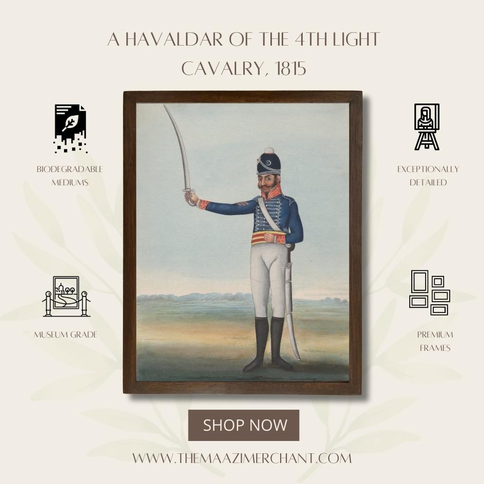 A Havaldar of the 4th light cavalry, 1815