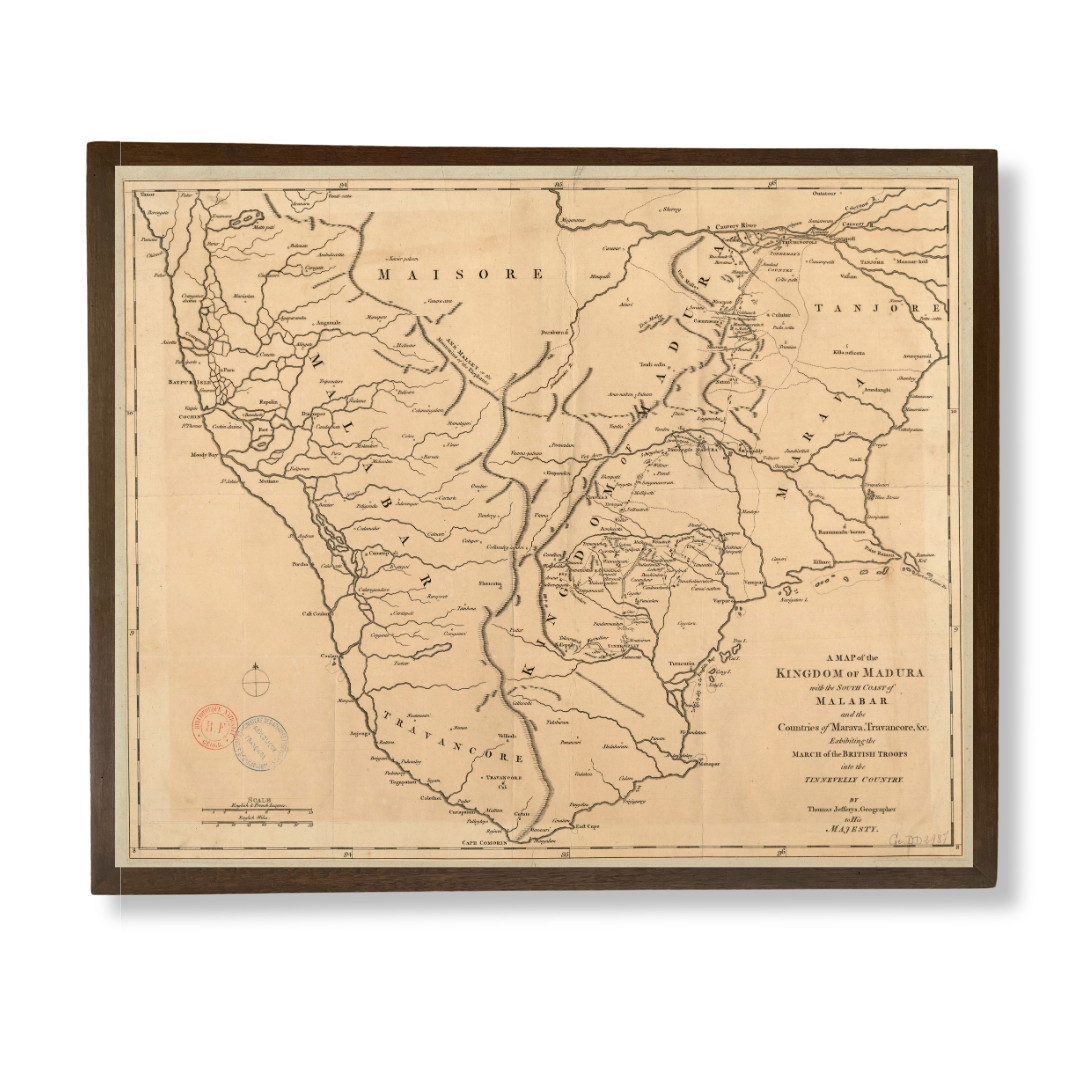 Kingdom of Madura, Marava & Travancore, 1771