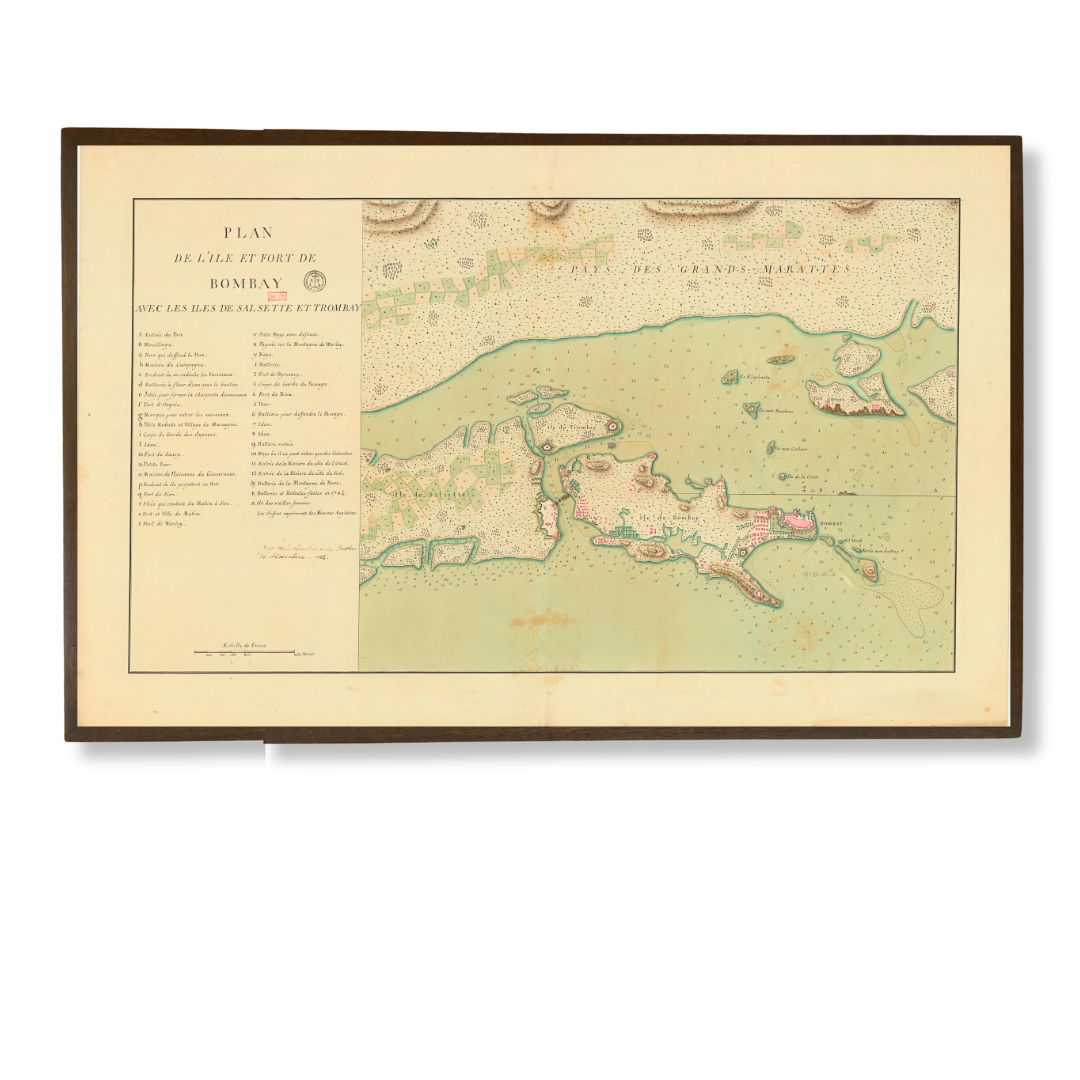 Early map of Bombay