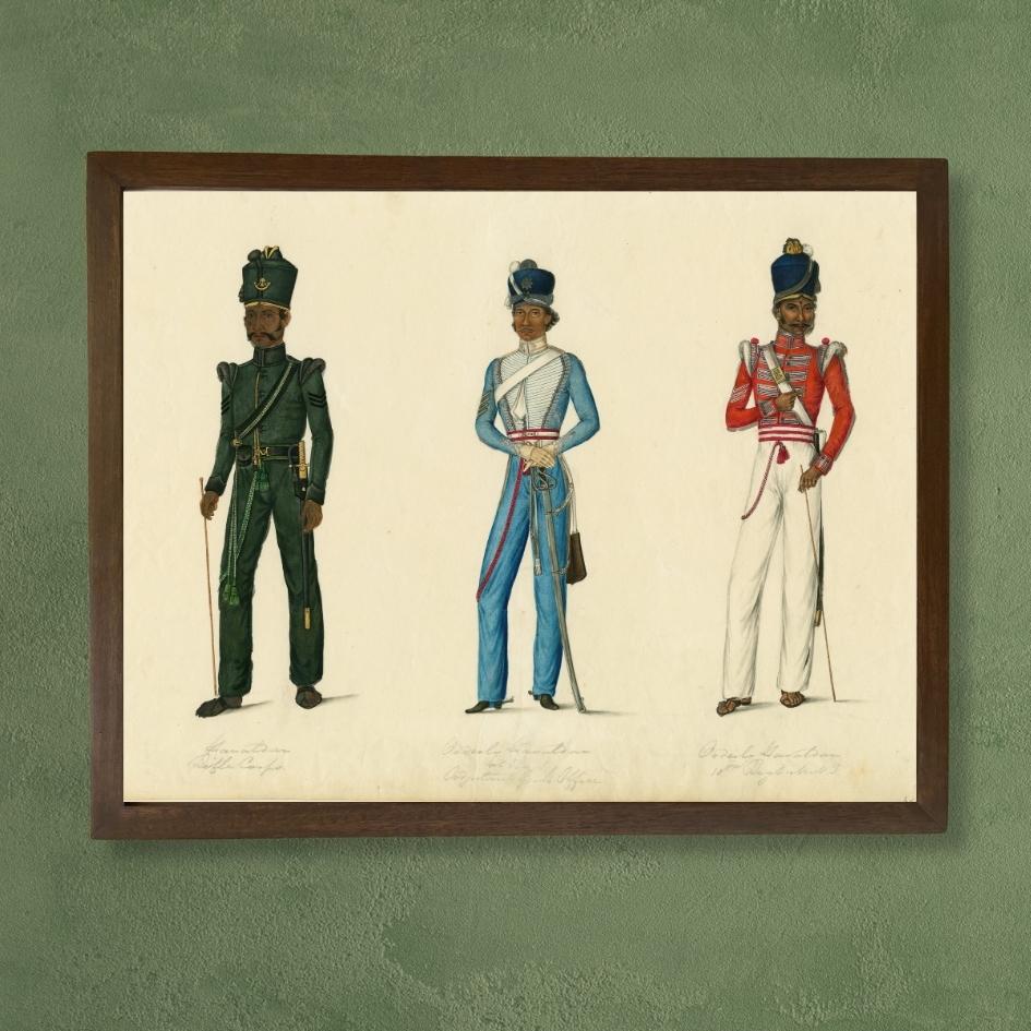 Madras Uniforms, 1825