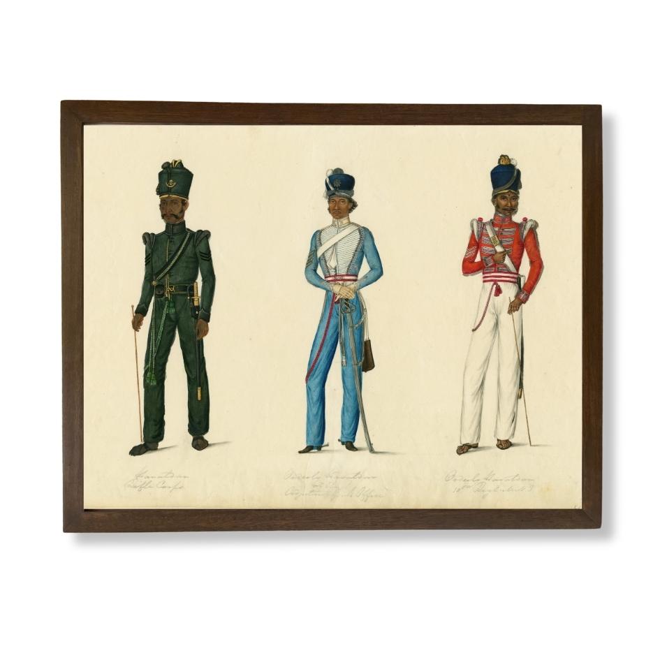 Madras Uniforms, 1825