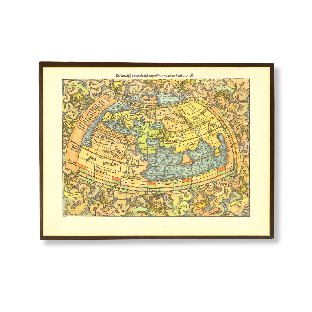 Ptolemaic World Map, 1552