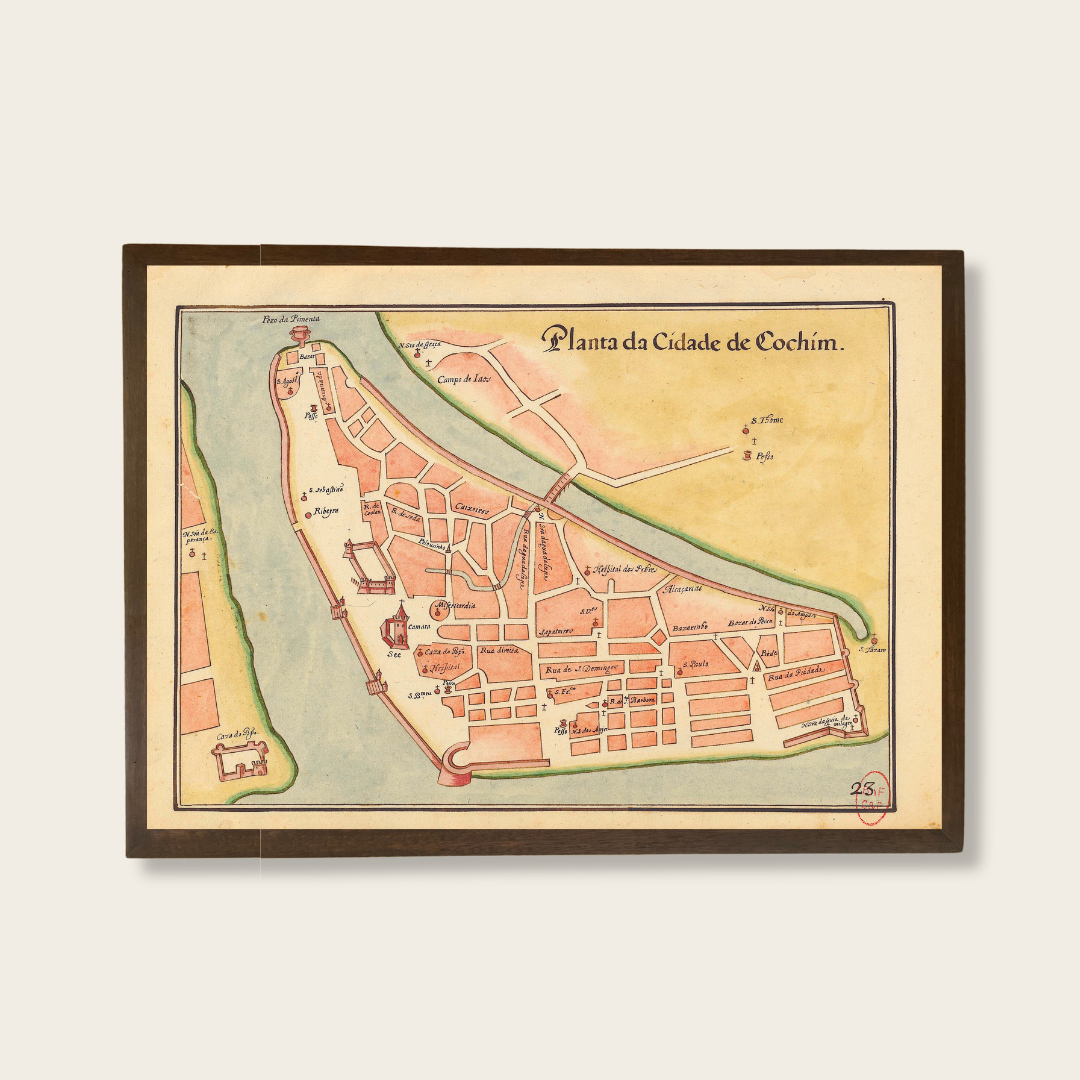 Plan of the City of Cochin, 1635