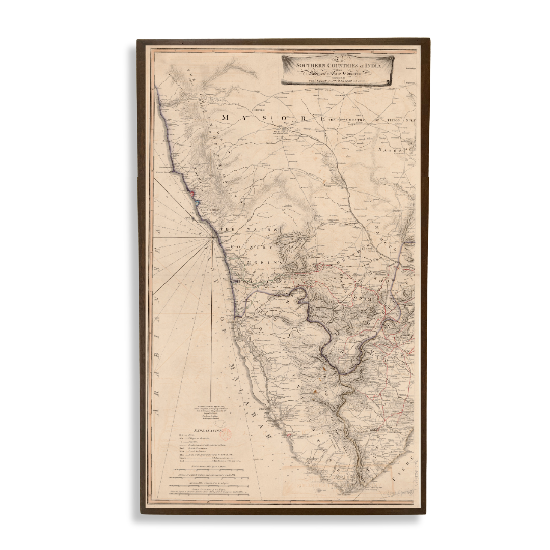 Southern Countries of India, from Madras to Cape Comorin, 1784
