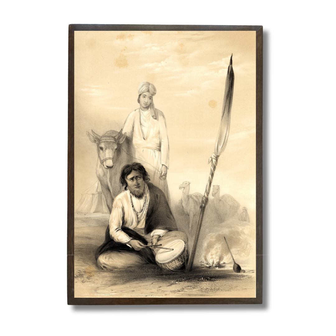 Fakir in Military Camp, Anglo-Afghan War, 1844