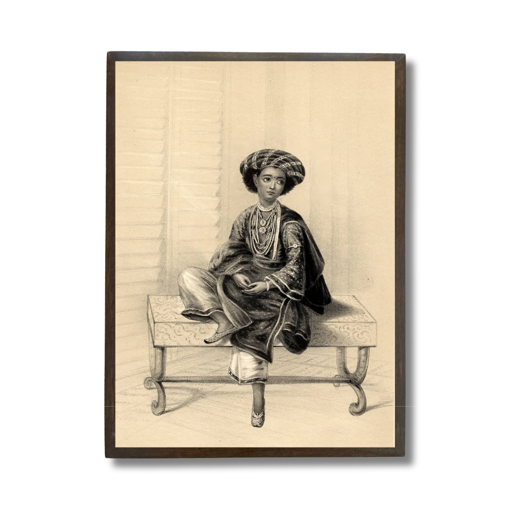 Student of Hindu College, Calcutta, 1844