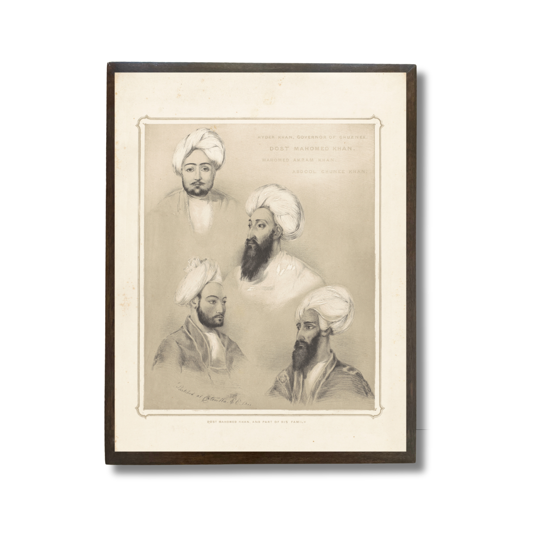 Amir of Kabul and his family, 1844