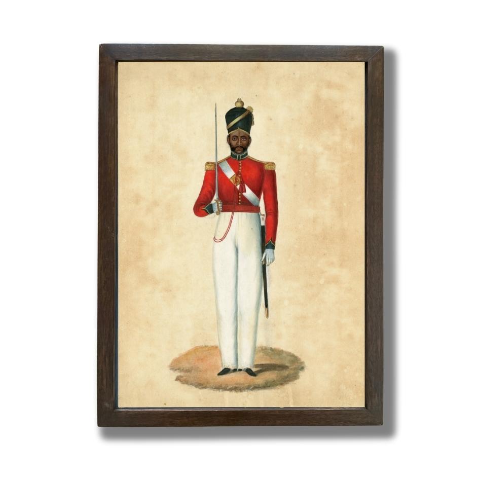 Subedar, Flank Company, Madras Native Infantry, 1846