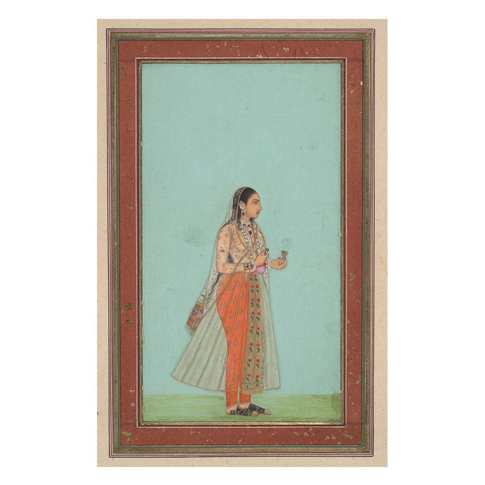 A Noble woman pouring wine