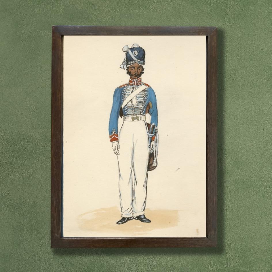 Sepoy, 6th Madras Light infantry, 1830