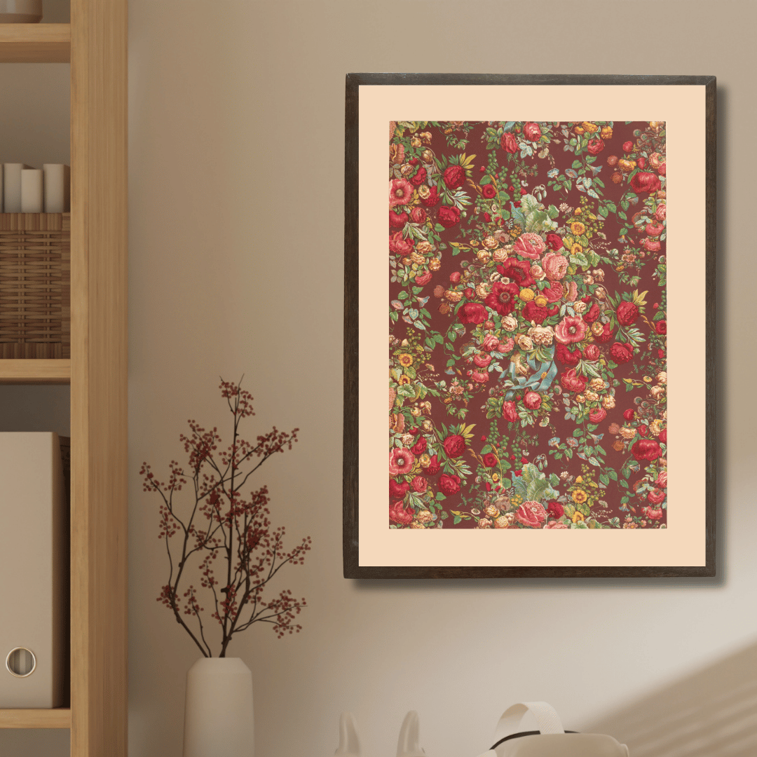 Botanical Floral Panel