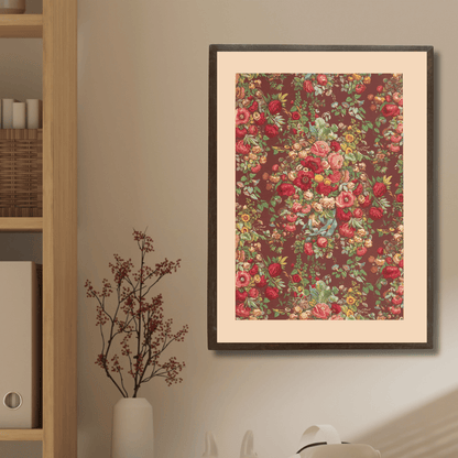 Botanical Floral Panel