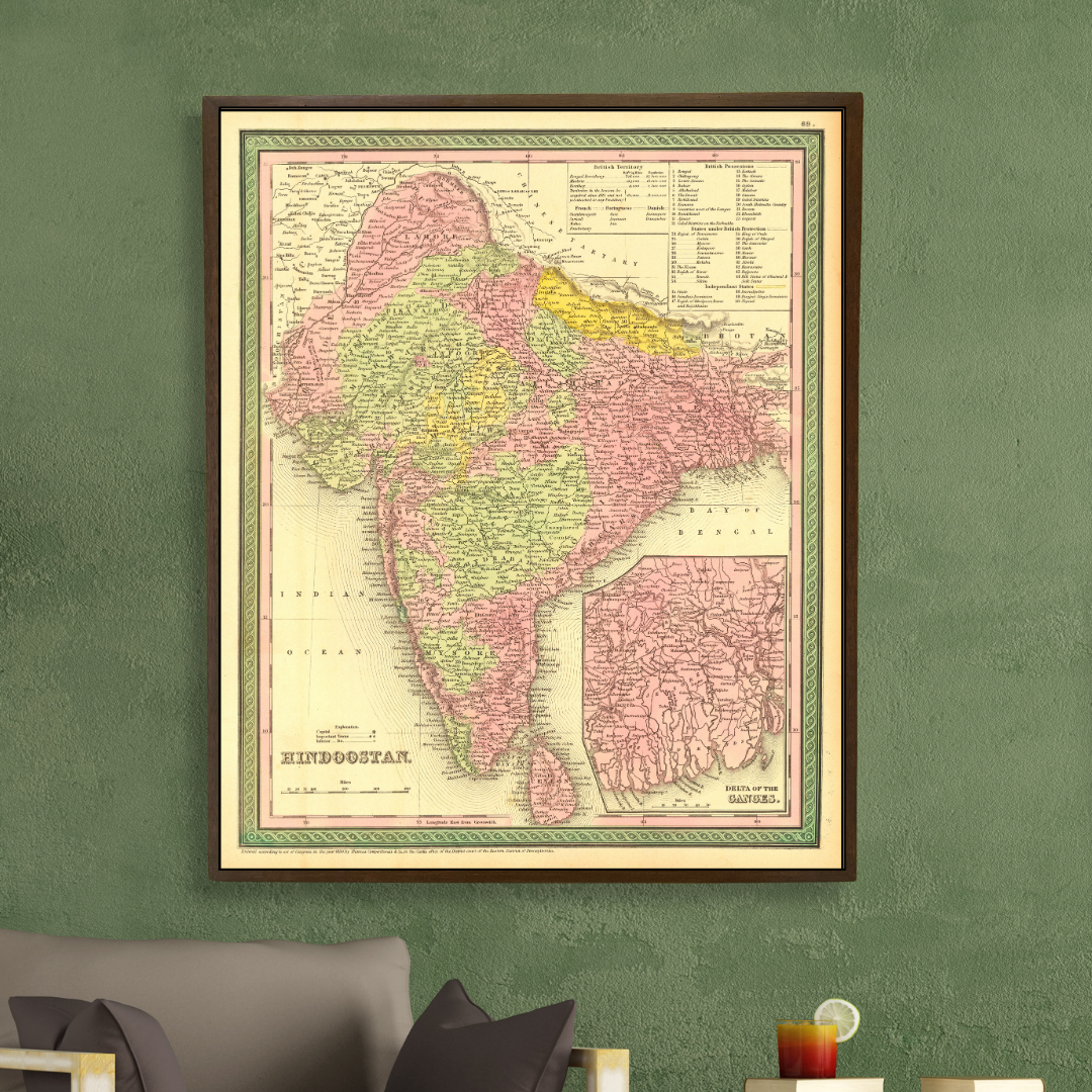 Dominion of Hindostan, 1841