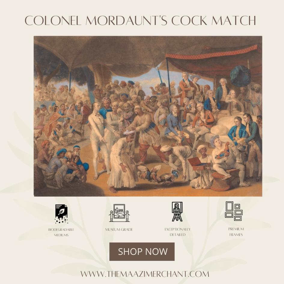 Colonel Mordaunt's cock match