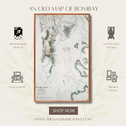 An Old Map of Bombay