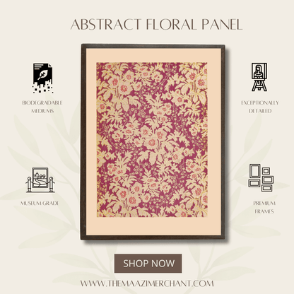 Abstract Floral Panel