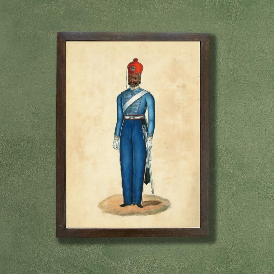 Indian Officer, 2nd Madras Light Infantry, 1846