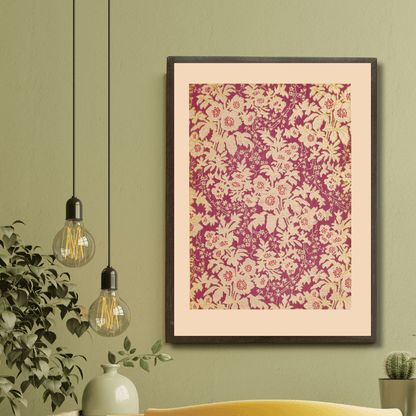Abstract Floral Panel