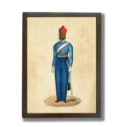 Indian Officer, 2nd Madras Light Infantry, 1846