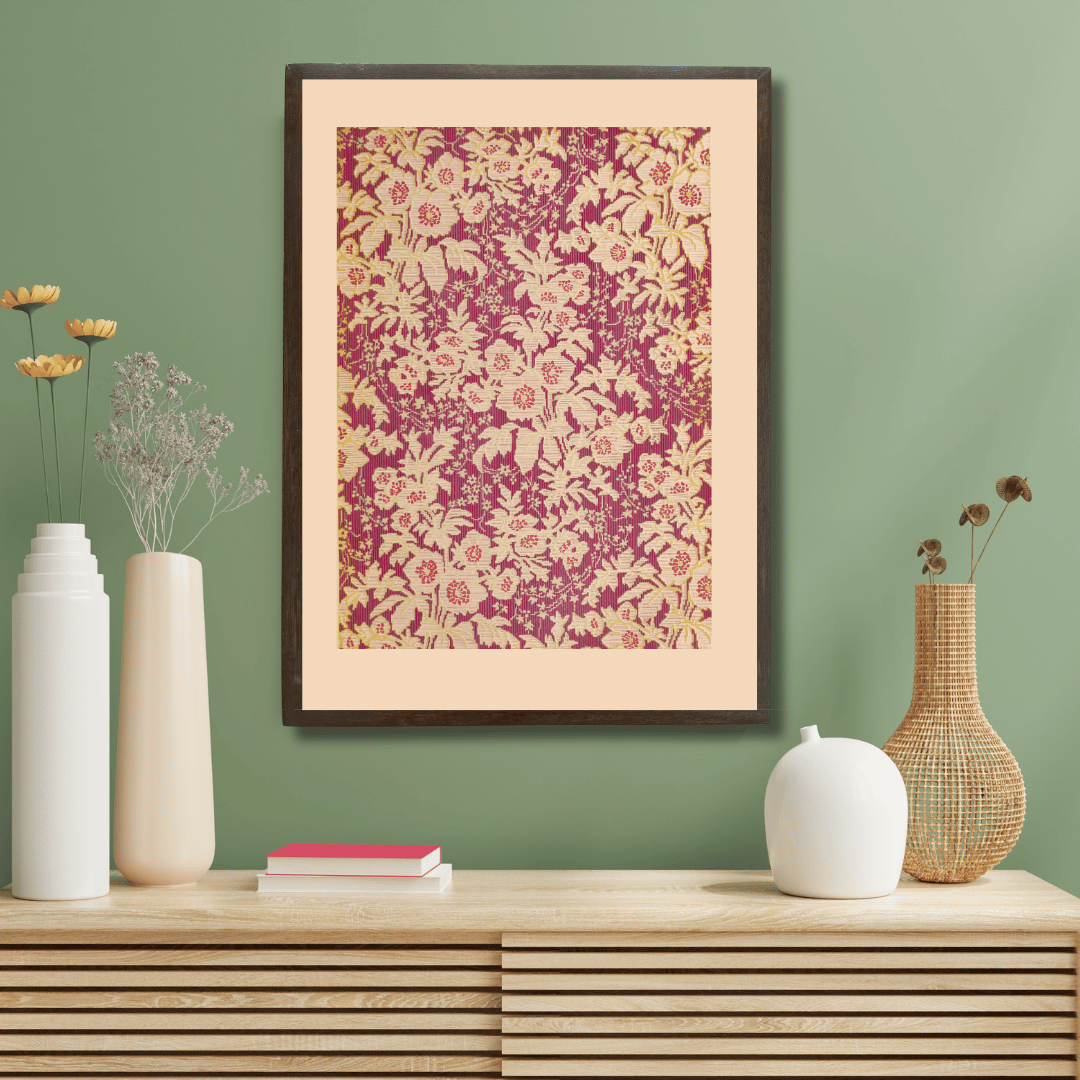 Abstract Floral Panel