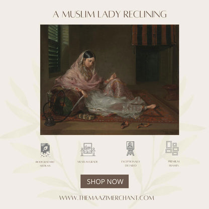 A Muslim Lady Reclining