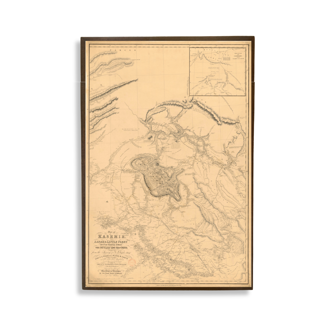Map of Kashmir, Ladakh & Little Tibet, 1842