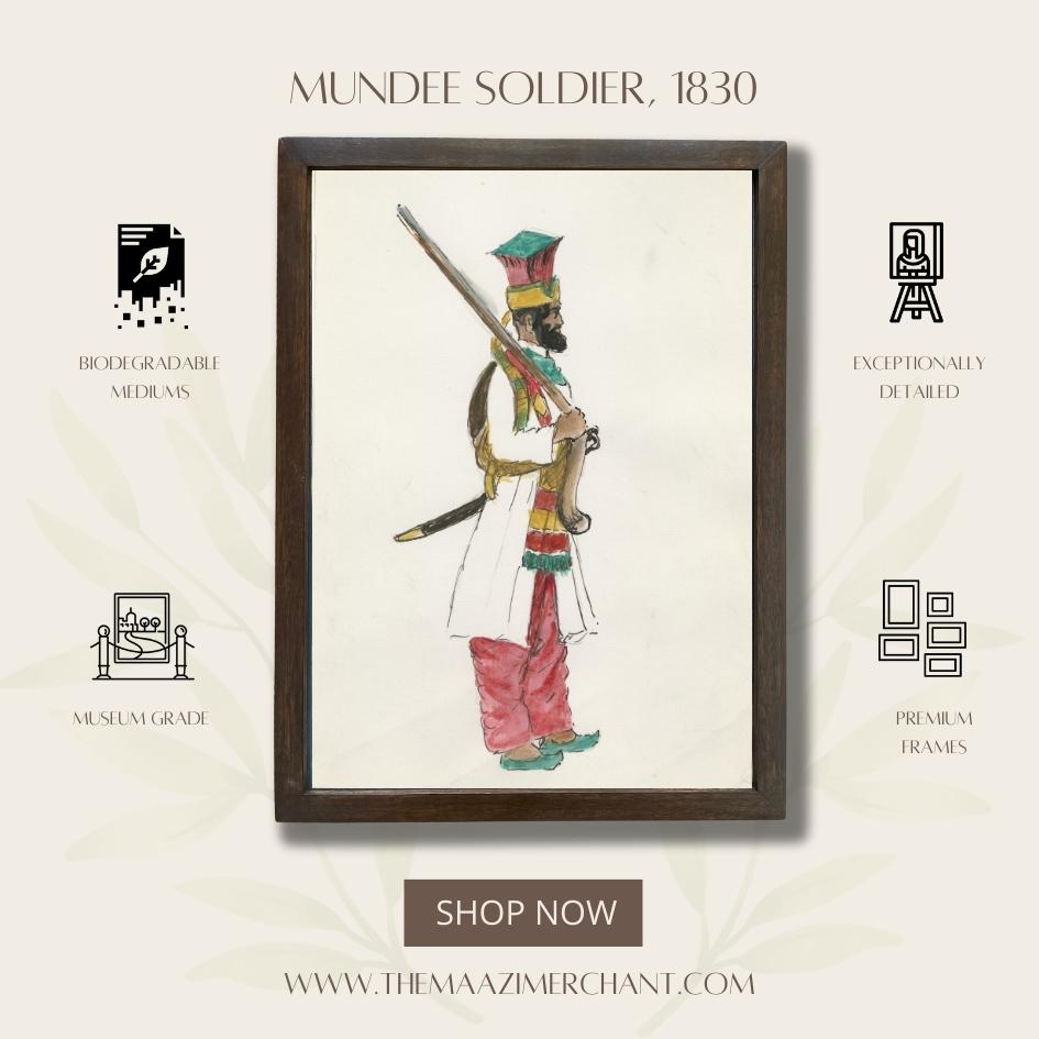 Mundee Soldier, 1830