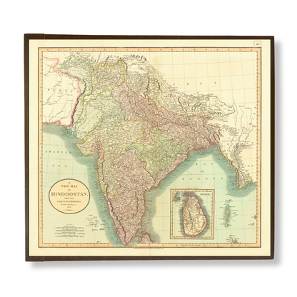 A New Map of Hindostan, 1806