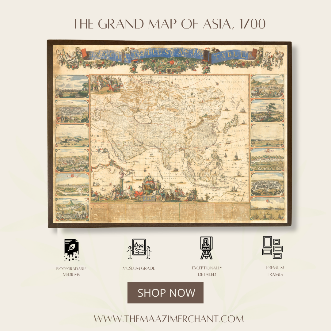 The Grand Map of Asia, 1700