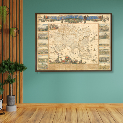 The Grand Map of Asia, 1700