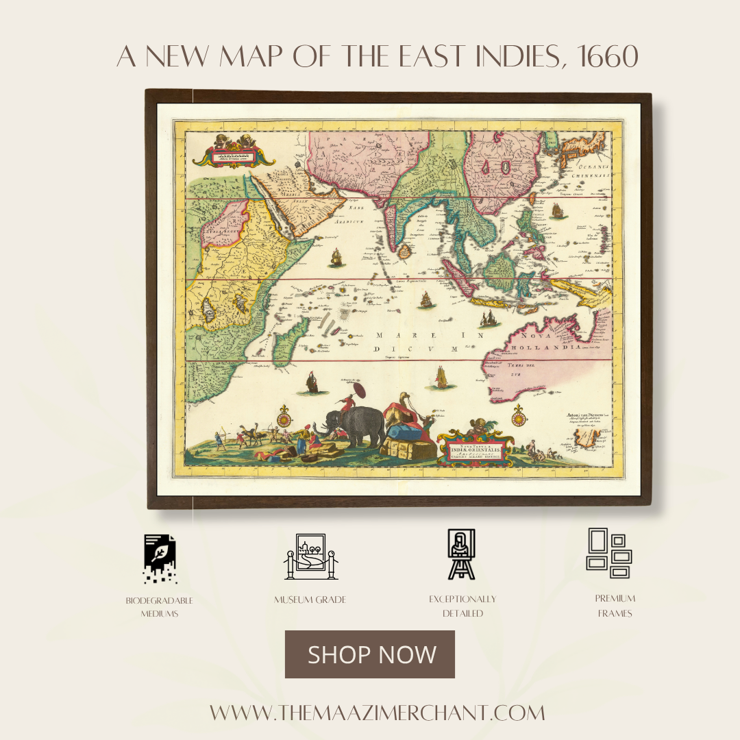 A New Map of the East Indies, 1660