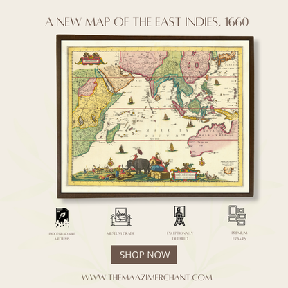 A New Map of the East Indies, 1660