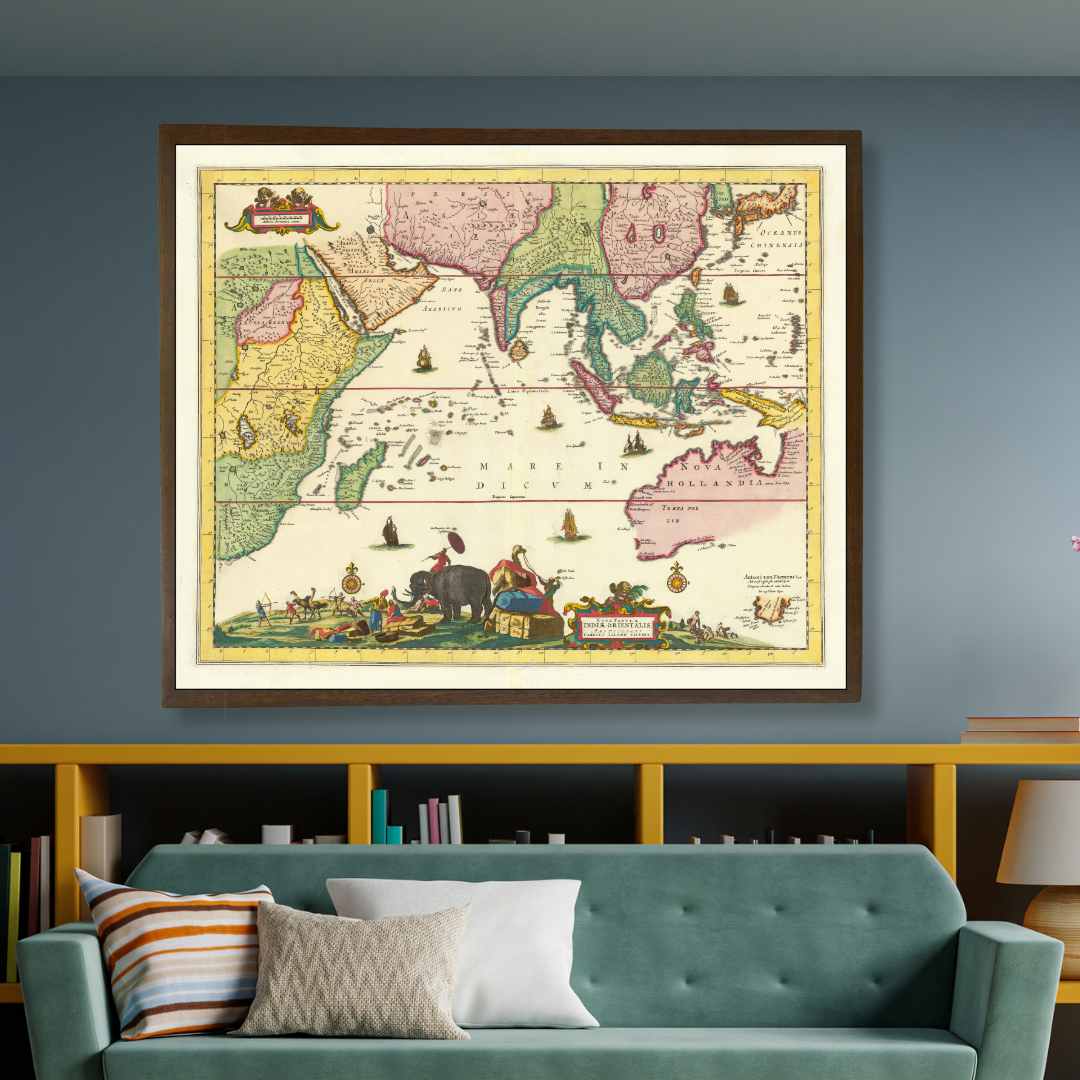A New Map of the East Indies, 1660