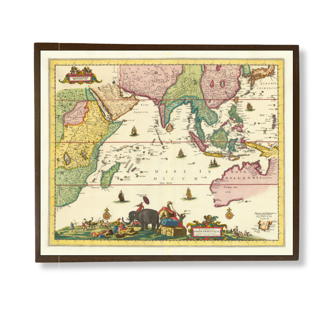 A New Map of the East Indies, 1660
