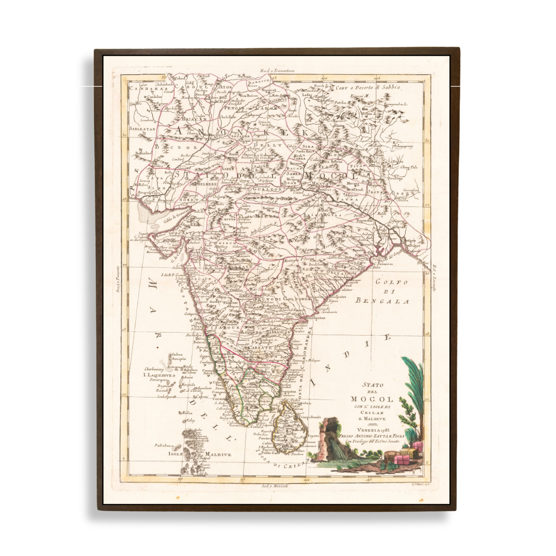 Stato Del Mogol, Ceilan & Isole Maldives, 1785