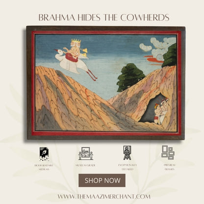 Brahma hides the cowherds