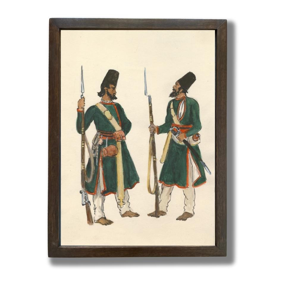 Nujeebs (armed peon), 1838