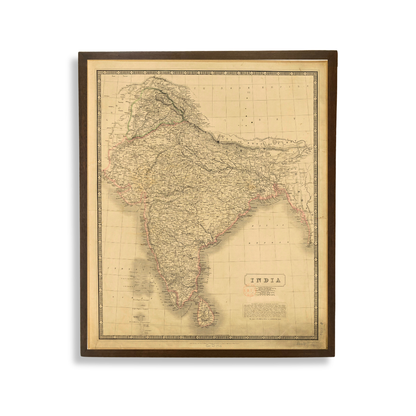 Large scale Map of India, 1832