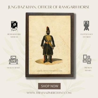 Jung Baaz Khan, Officer of Ramgarh horse