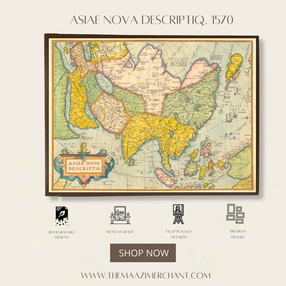 Asia Nova Descriptiq, 1570