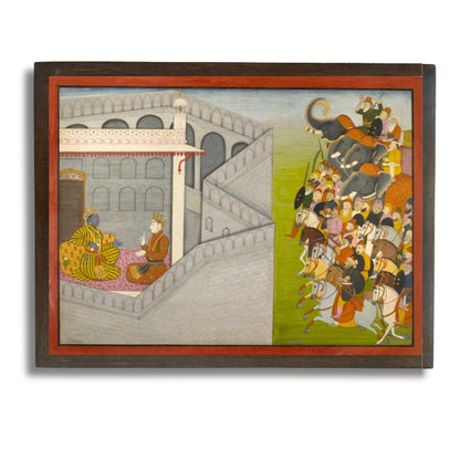 Seige of Mathura by Jarasandha