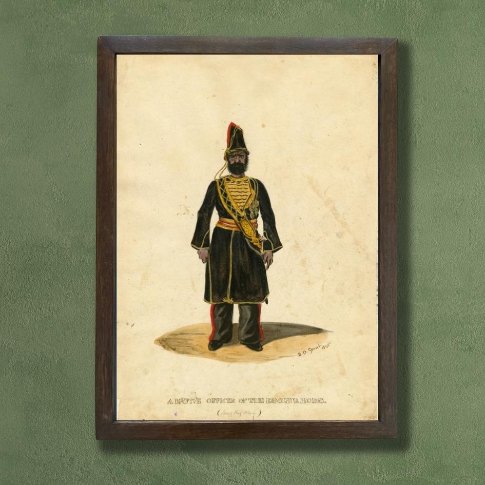 Jung Baaz Khan, Officer of Ramgarh horse