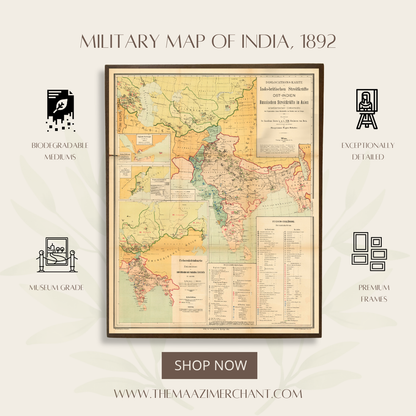 Military Map of India, 1892