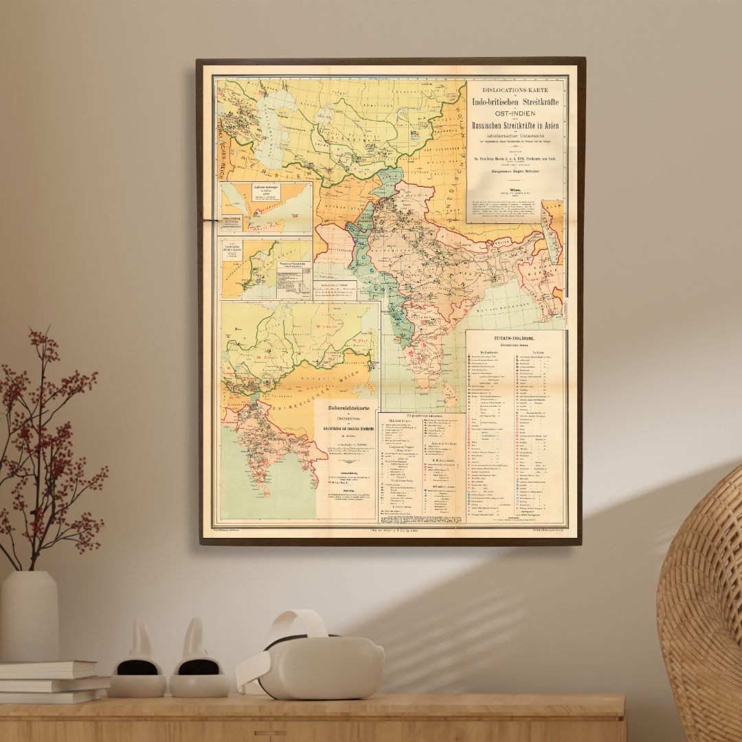 Military Map of India, 1892