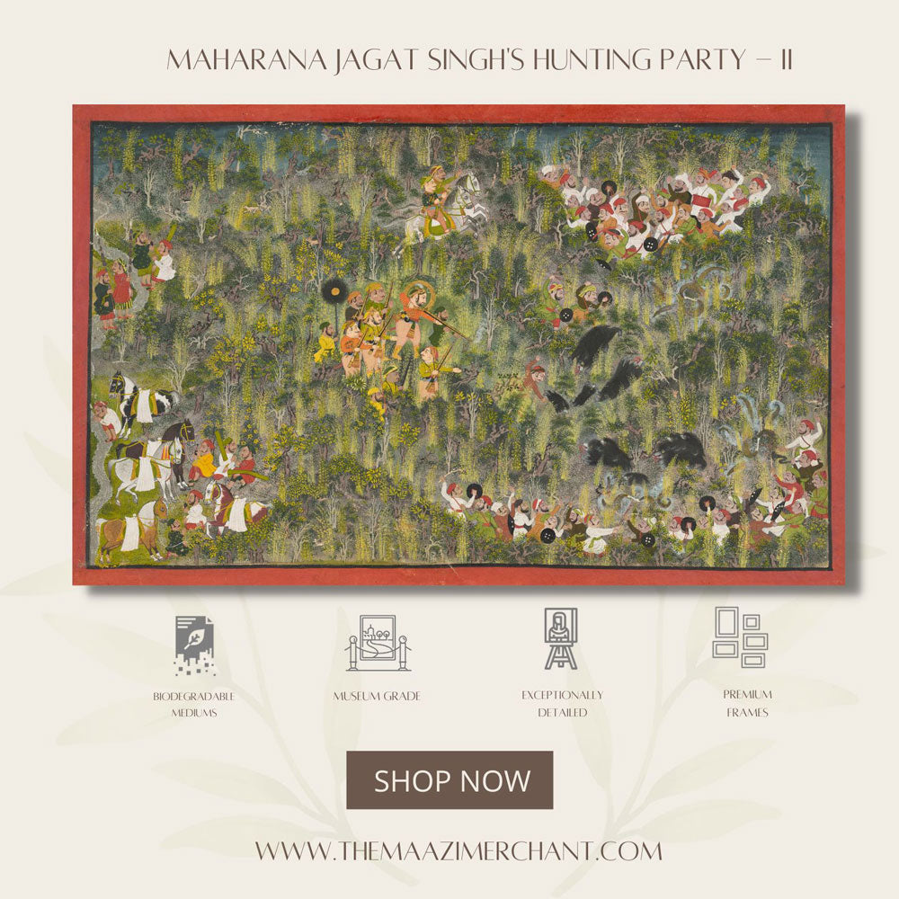 Maharana Jagat Singh's hunting party - II