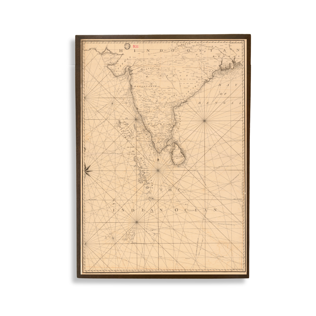 Maritime Map of India, 1766