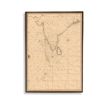 Maritime Map of India, 1766
