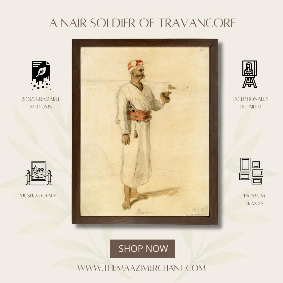 A Nair Soldier of Travancore