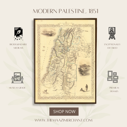 Modern Palestine, 1851